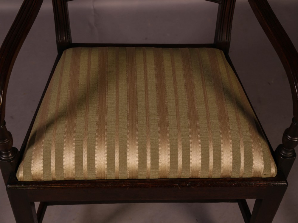 A Good Set of 8 Regency period Dining Chairs in Mahogany View XII