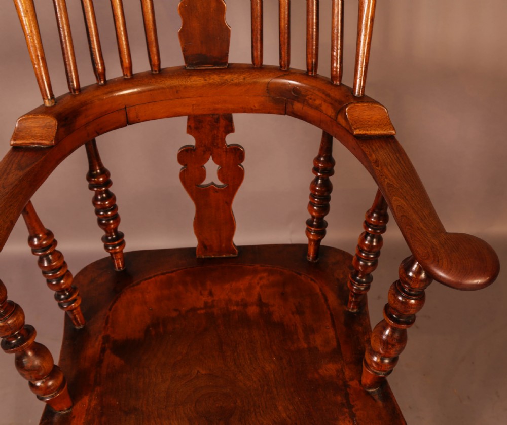 A Victorian Broad Arm Windsor chair Ash and Elm View VII