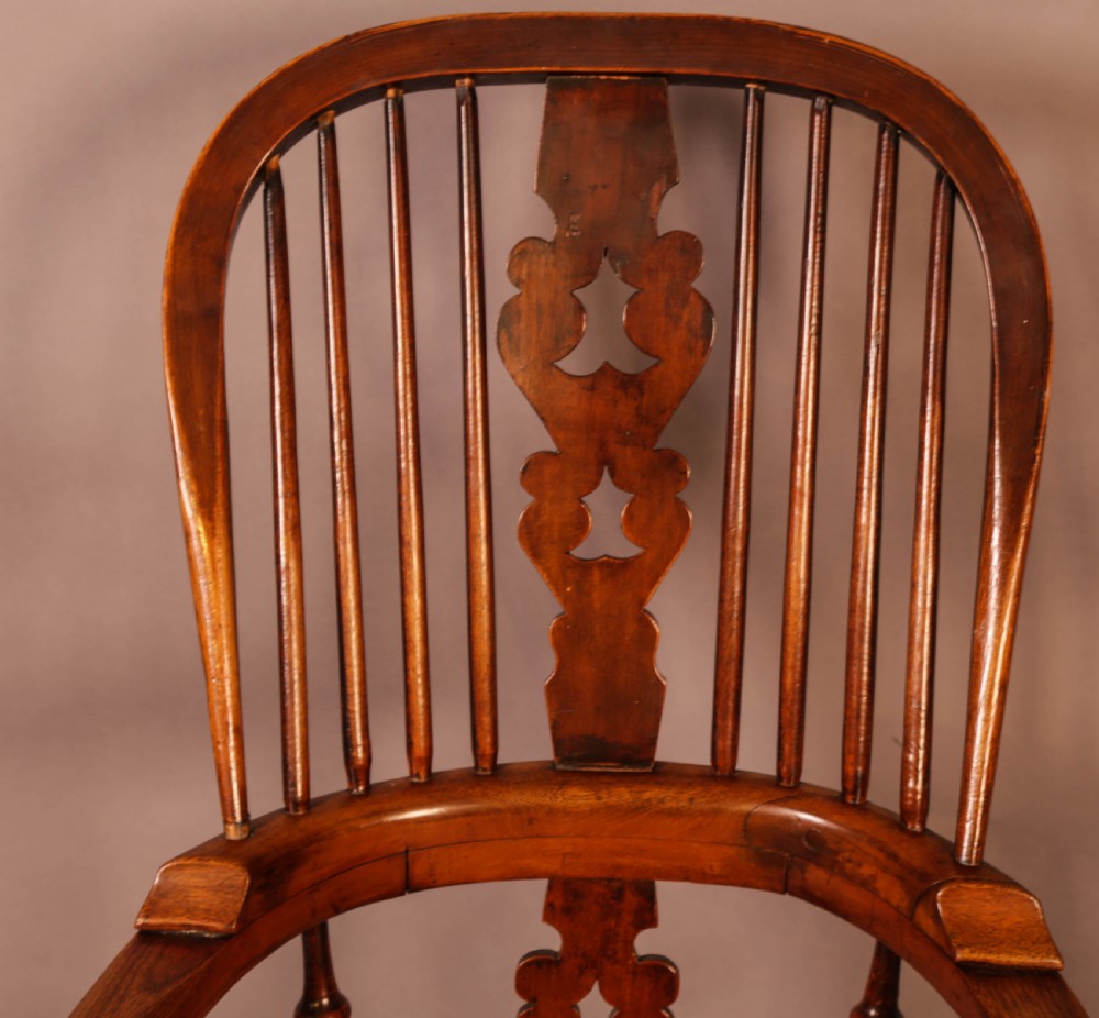 A Victorian Broad Arm Windsor chair Ash and Elm View IX