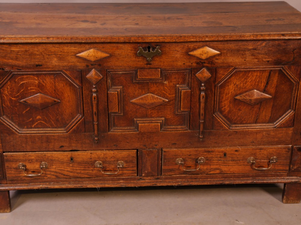 An Early 18th century Dower Chest in Oak View II