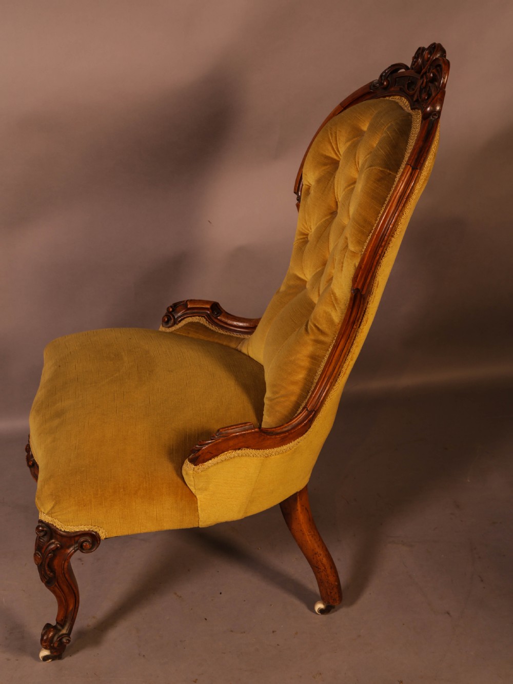 Matching Pair of Victorian Salon Chairs View VII