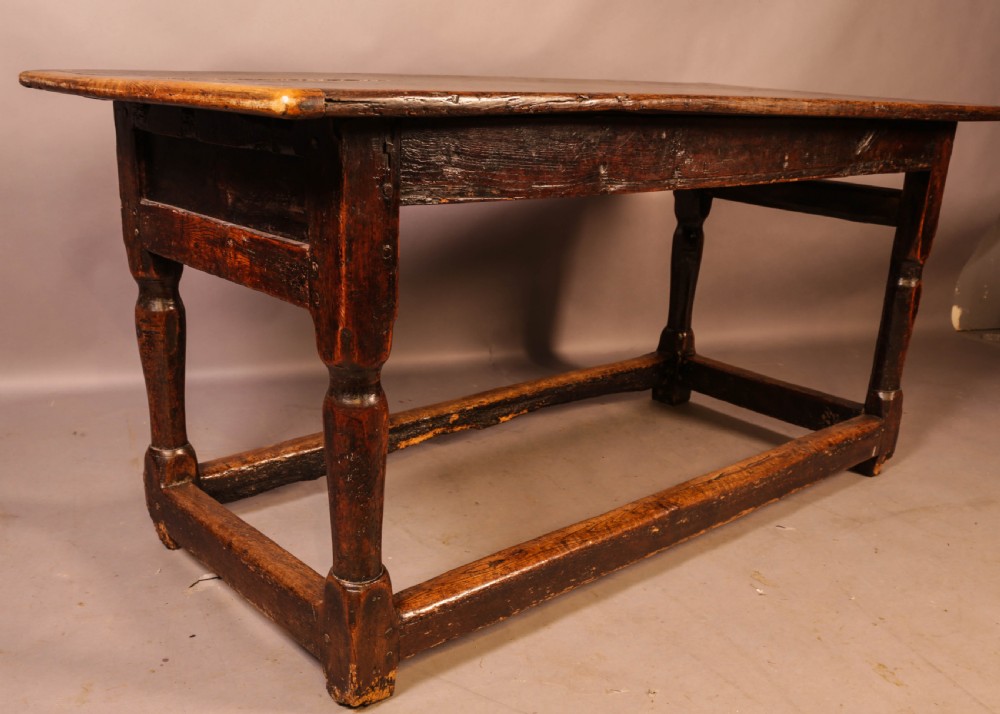 17th century Refectory Table in Oak View IX