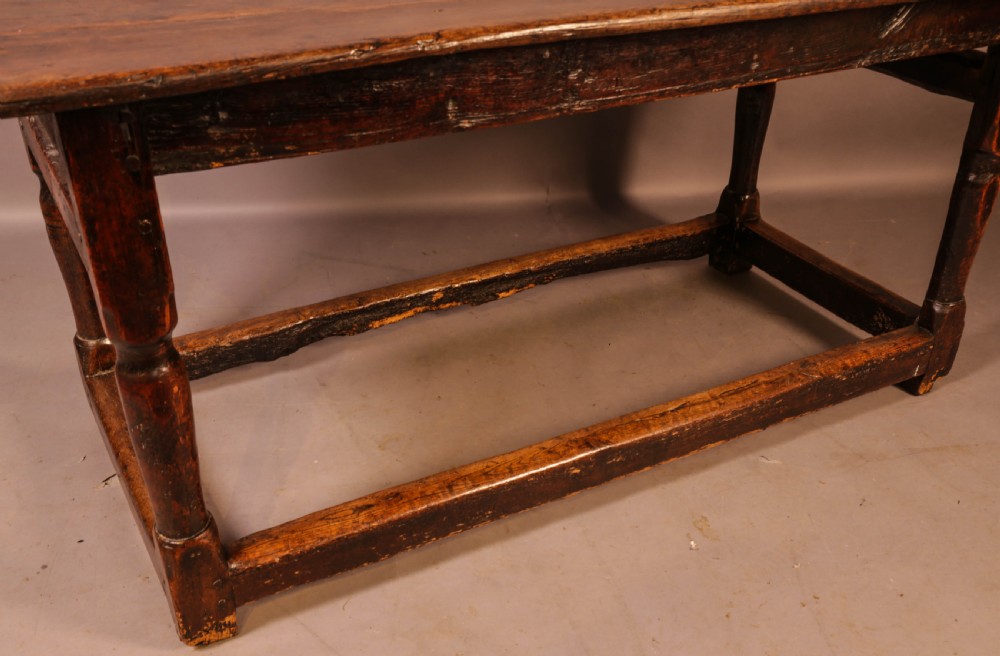 17th century Refectory Table in Oak View XII