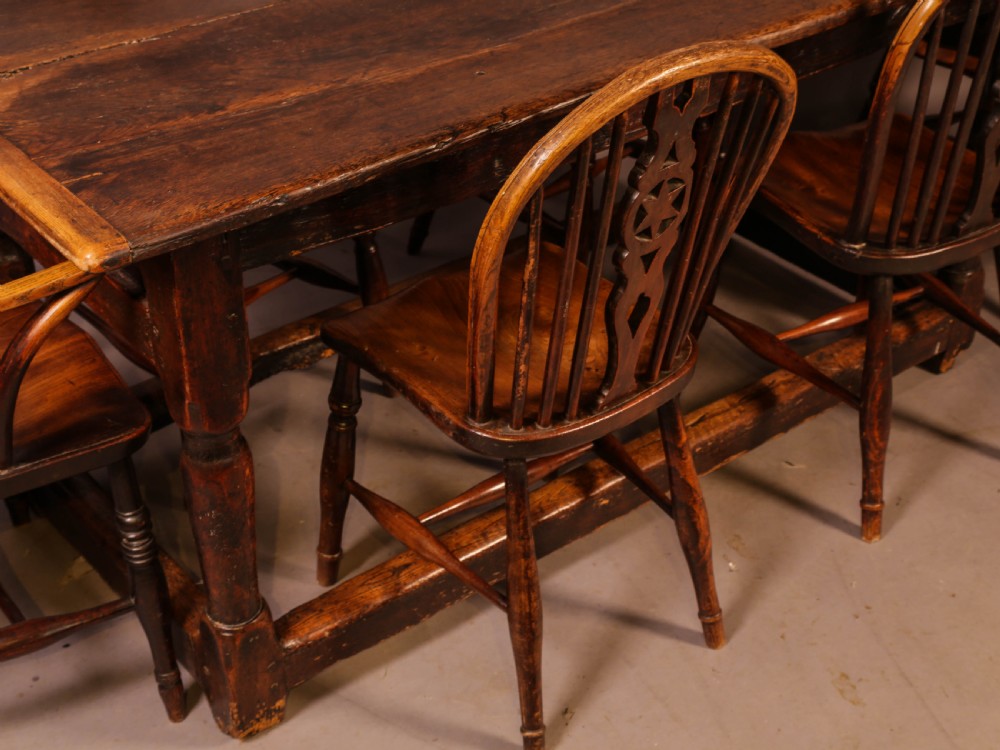 17th century Refectory Table in Oak View XV