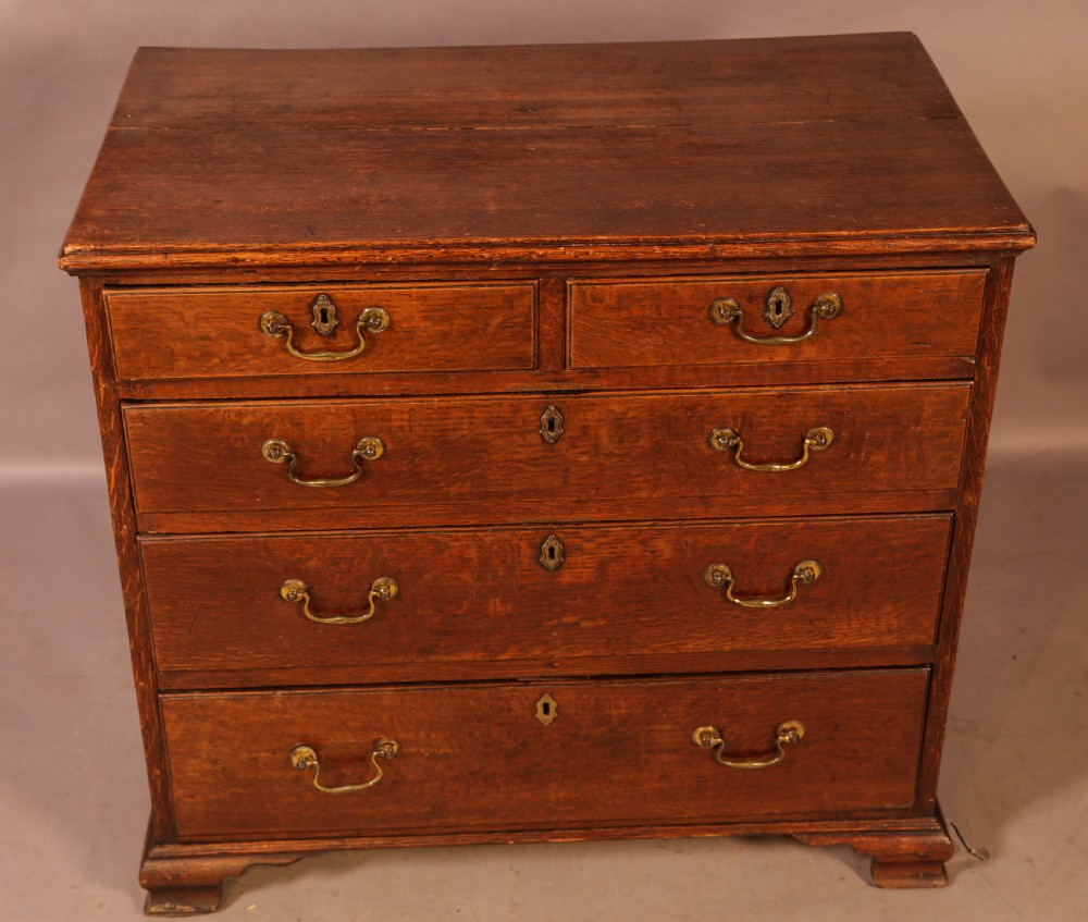 Georgian Oak Chest of Drawers View II