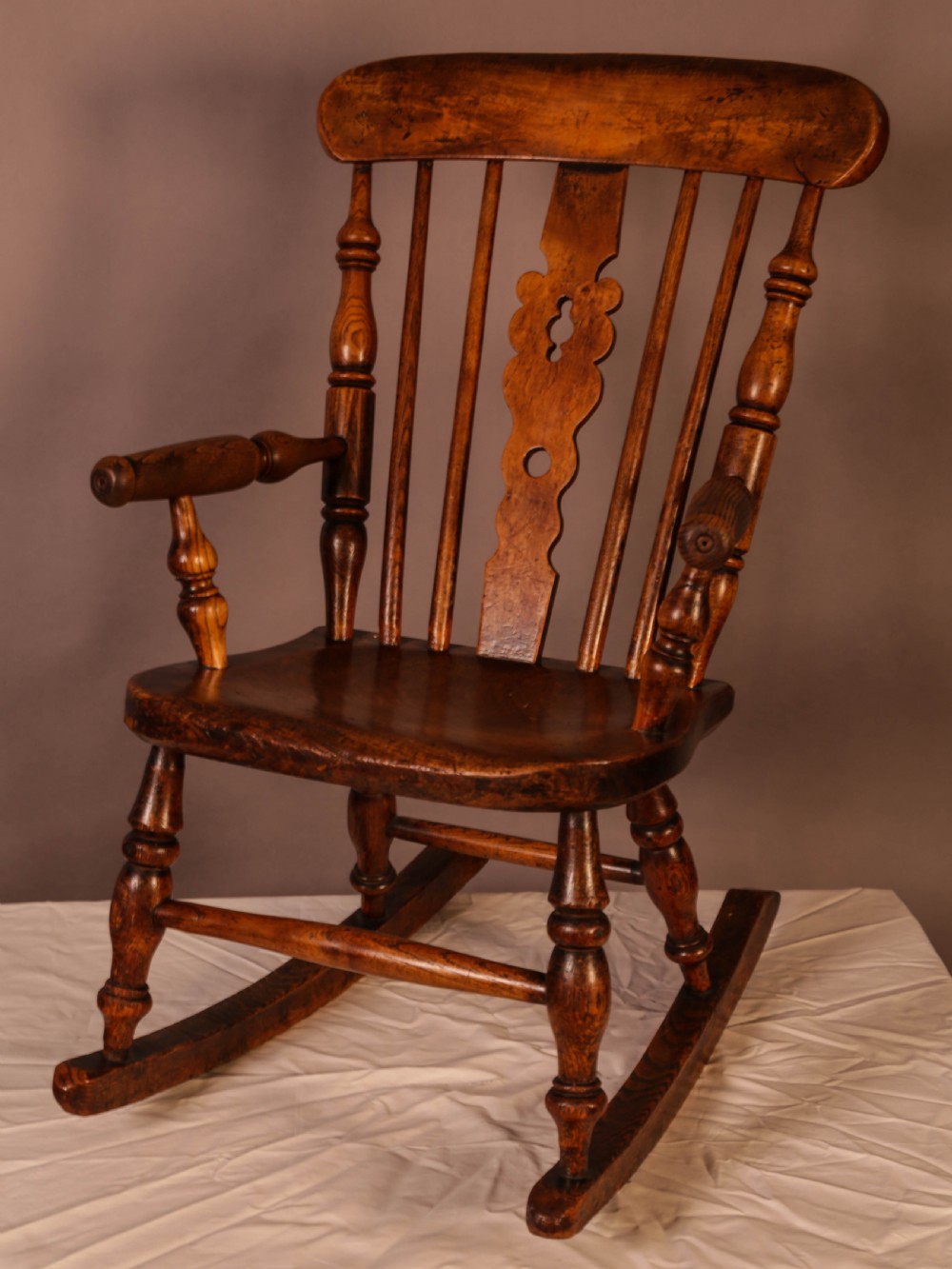 A Childs Rocking Chair c 1850