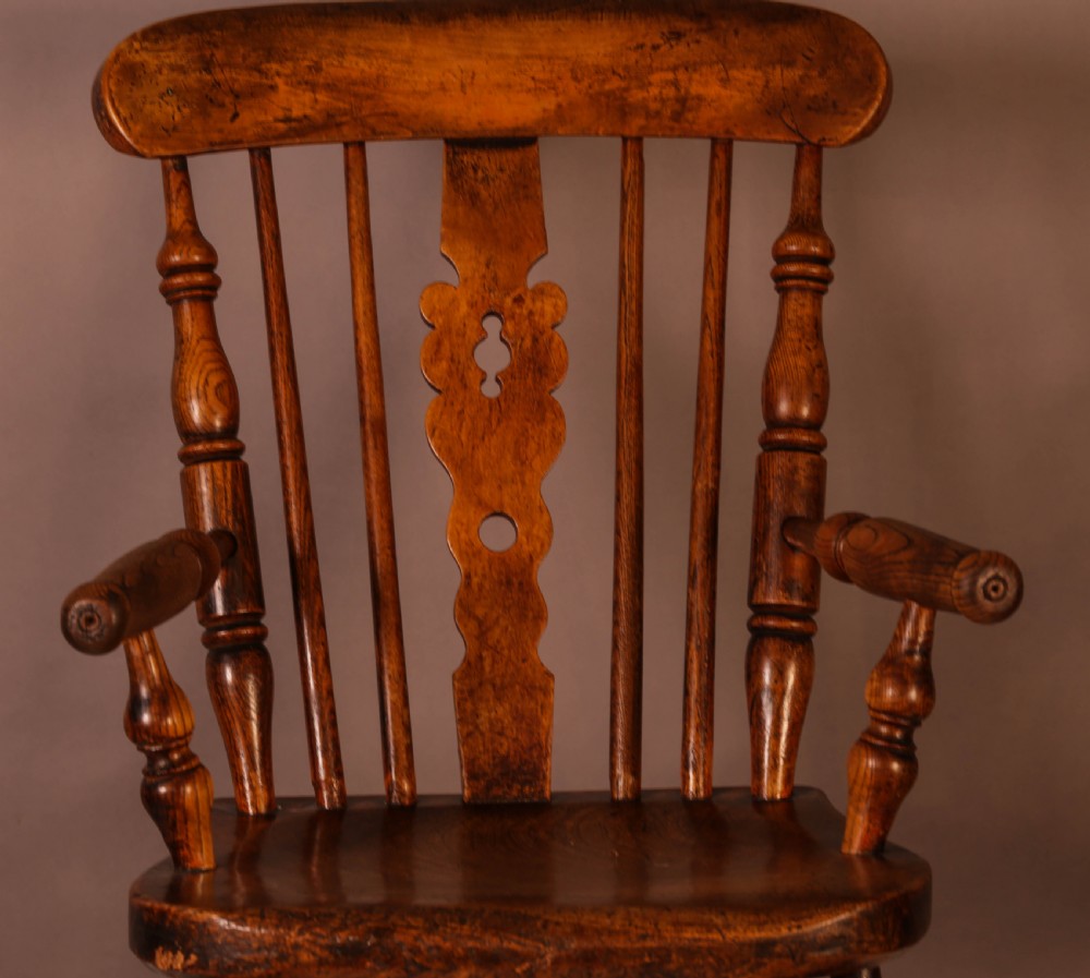 A Childs Rocking Chair c 1850 View IV