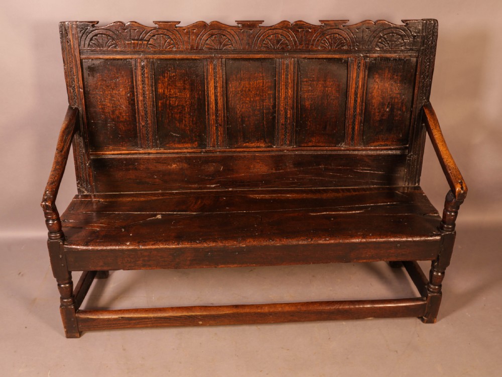 A 17th century Oak Settle View II