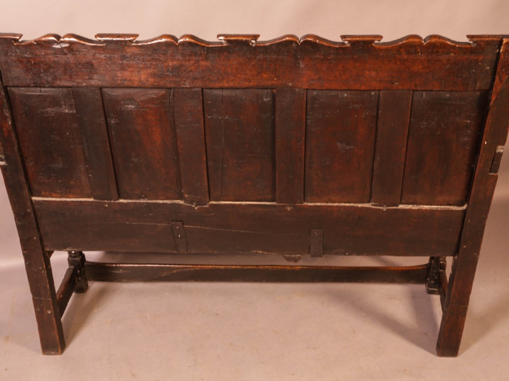 A 17th century Oak Settle View X