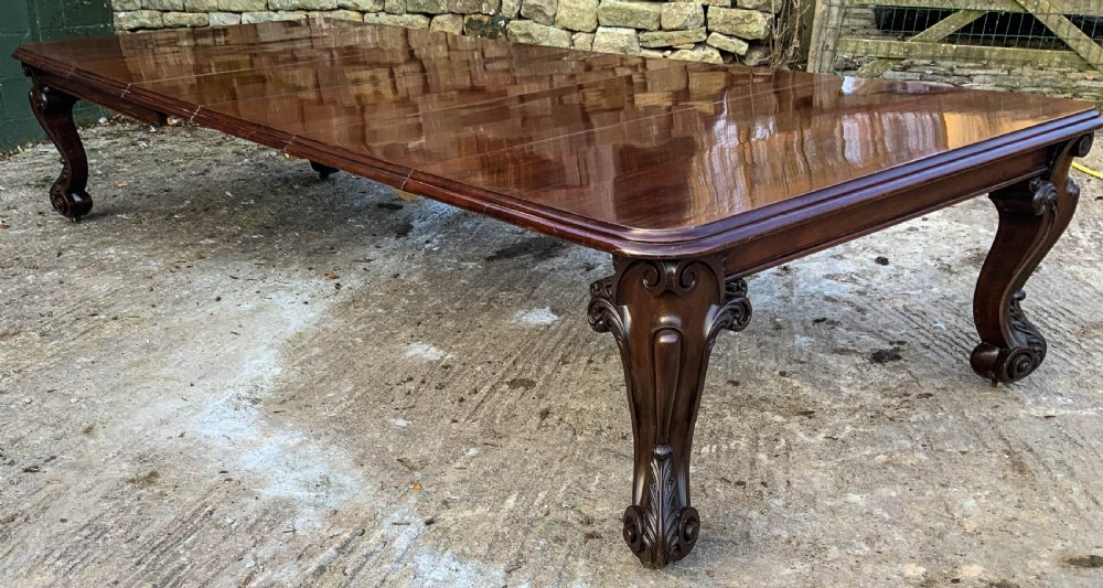 Very Large Victorian Extending Dining Table in Mahogany View III