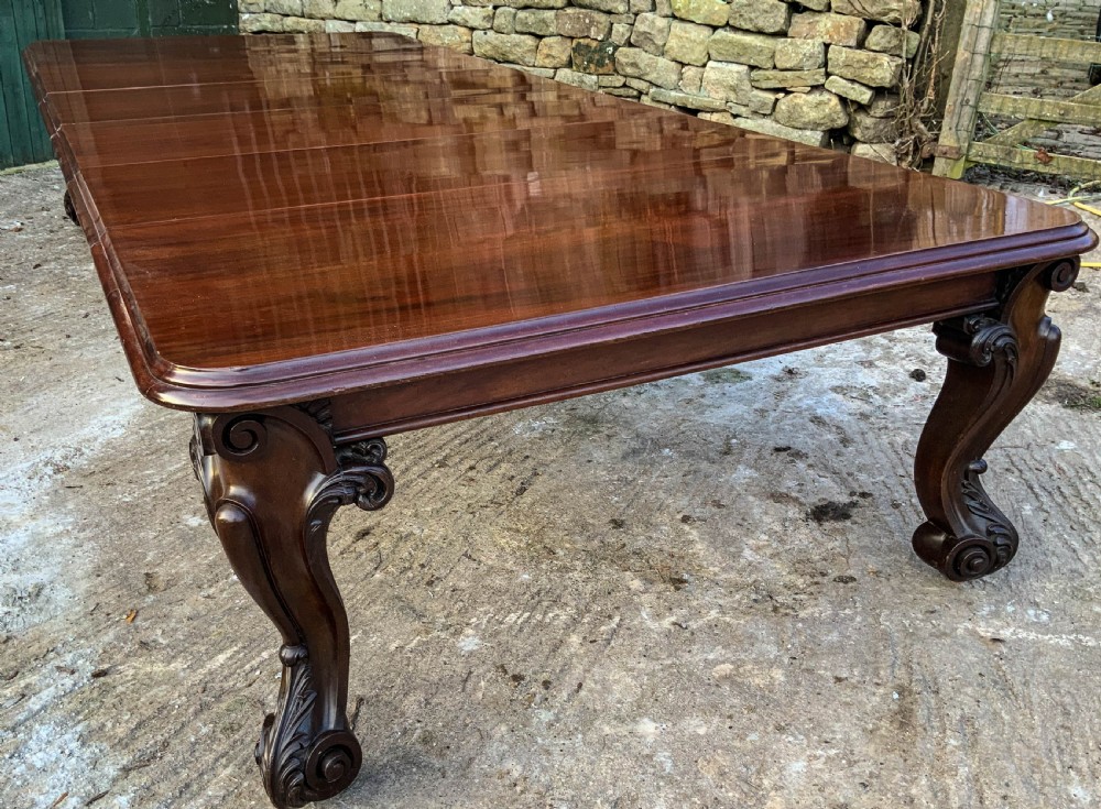 Very Large Victorian Extending Dining Table in Mahogany View IV