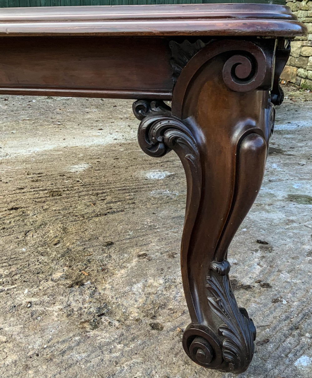 Very Large Victorian Extending Dining Table in Mahogany View XV