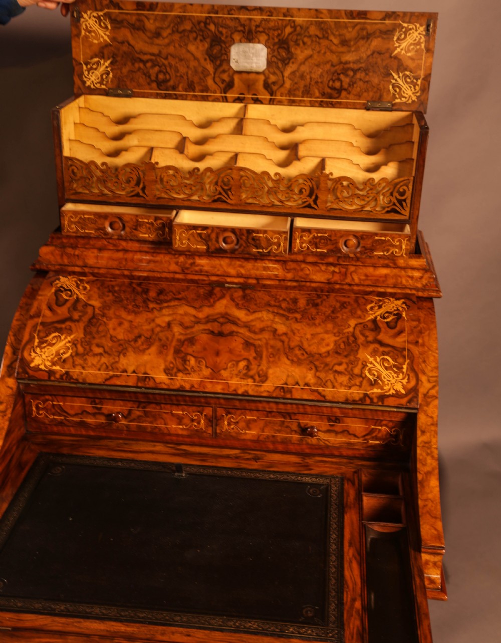 A Superb Victorian Burr Walnut 