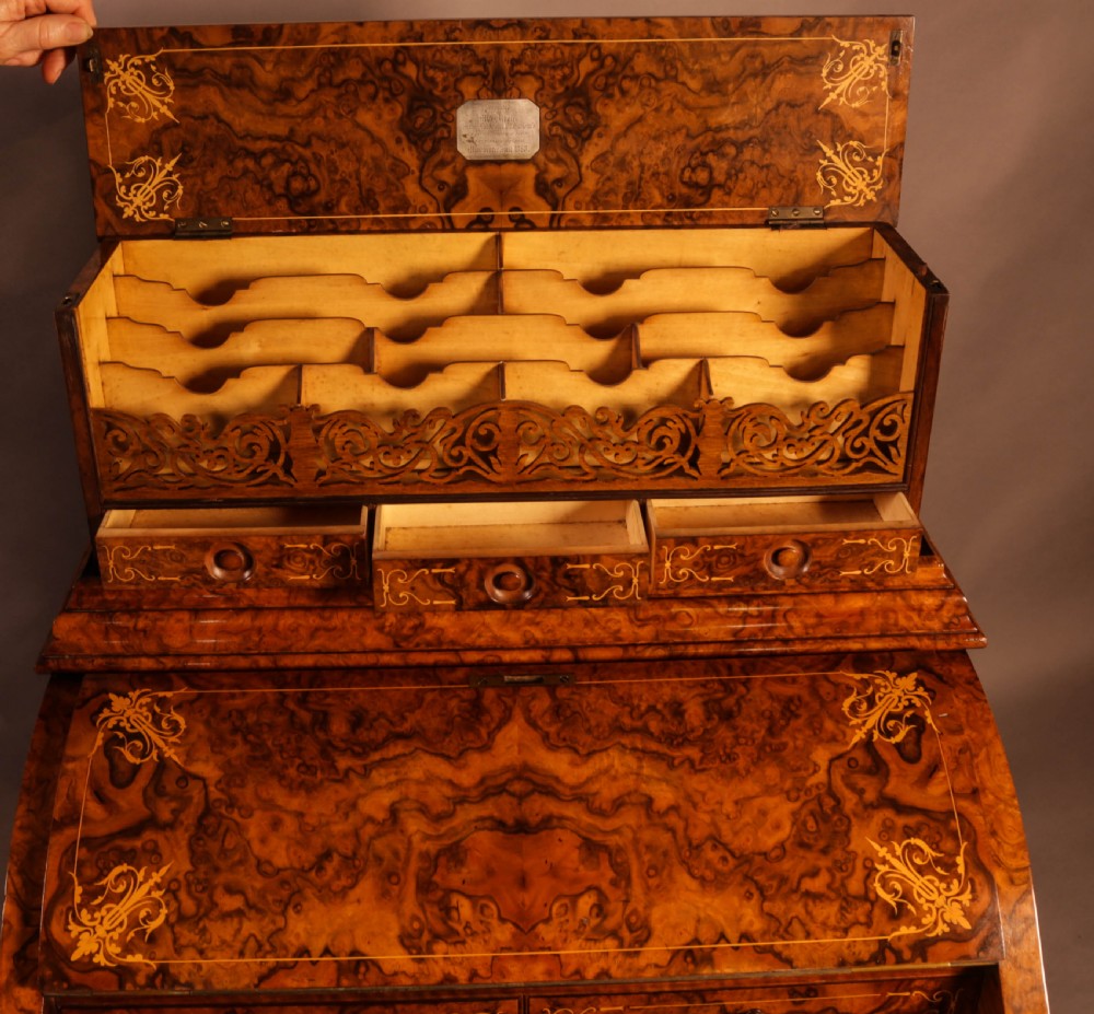 A Superb Victorian Burr Walnut 