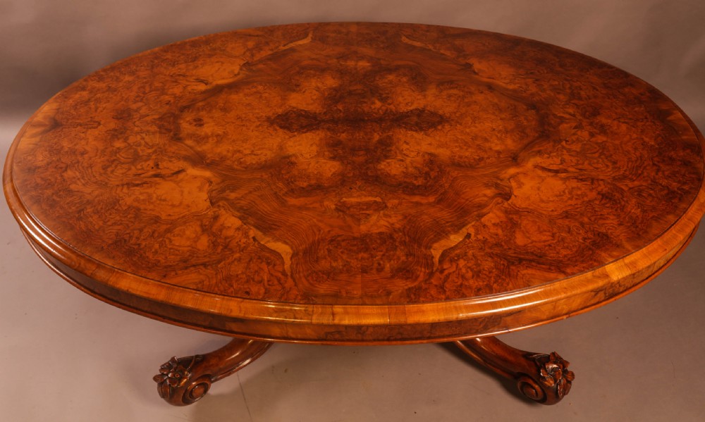 A Victorian Burr Walnut Coffee Table View II