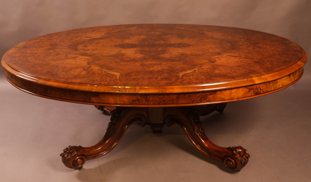 A Victorian Burr Walnut Coffee Table View III