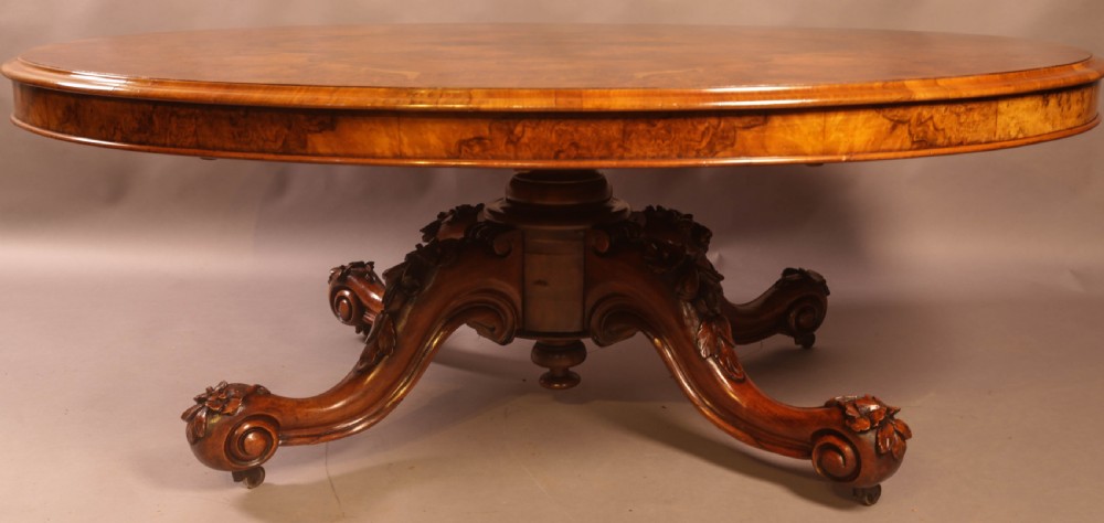 A Victorian Burr Walnut Coffee Table View IV