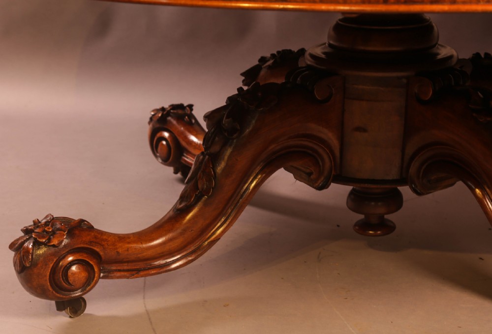 A Victorian Burr Walnut Coffee Table View V