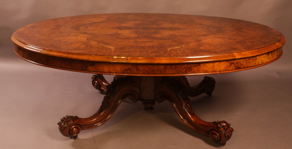 A Victorian Burr Walnut Coffee Table View VII