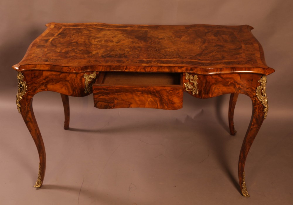 A Superb French Centre Table in Burr Walnut View II