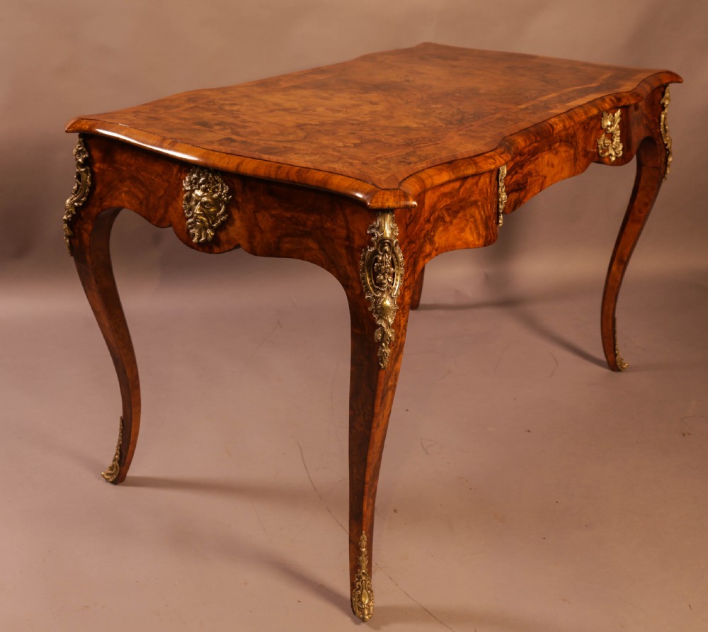 A Superb French Centre Table in Burr Walnut View III
