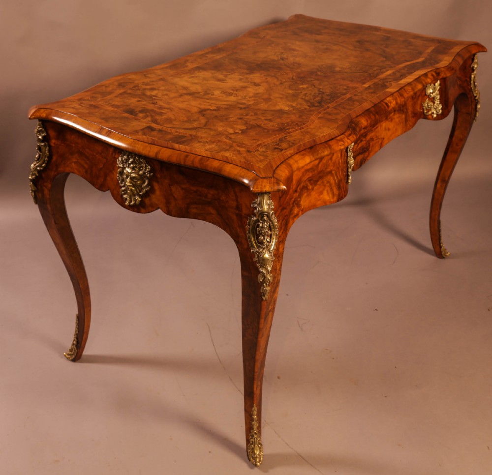 A Superb French Centre Table in Burr Walnut View IV