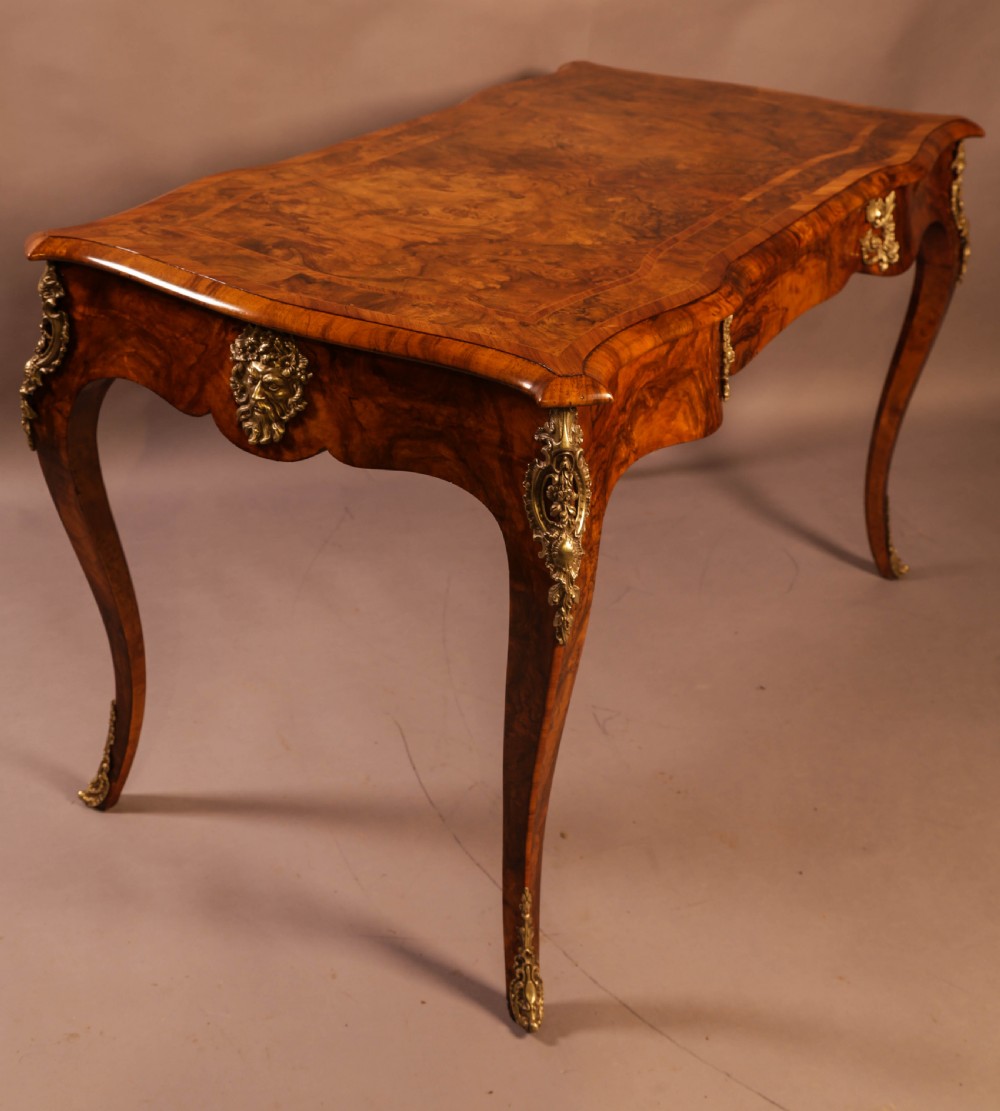 A Superb French Centre Table in Burr Walnut View XII