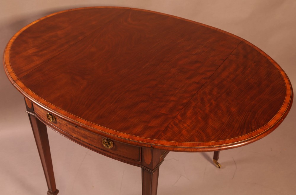 Georgian Mahogany Pembroke Table Superb View IV