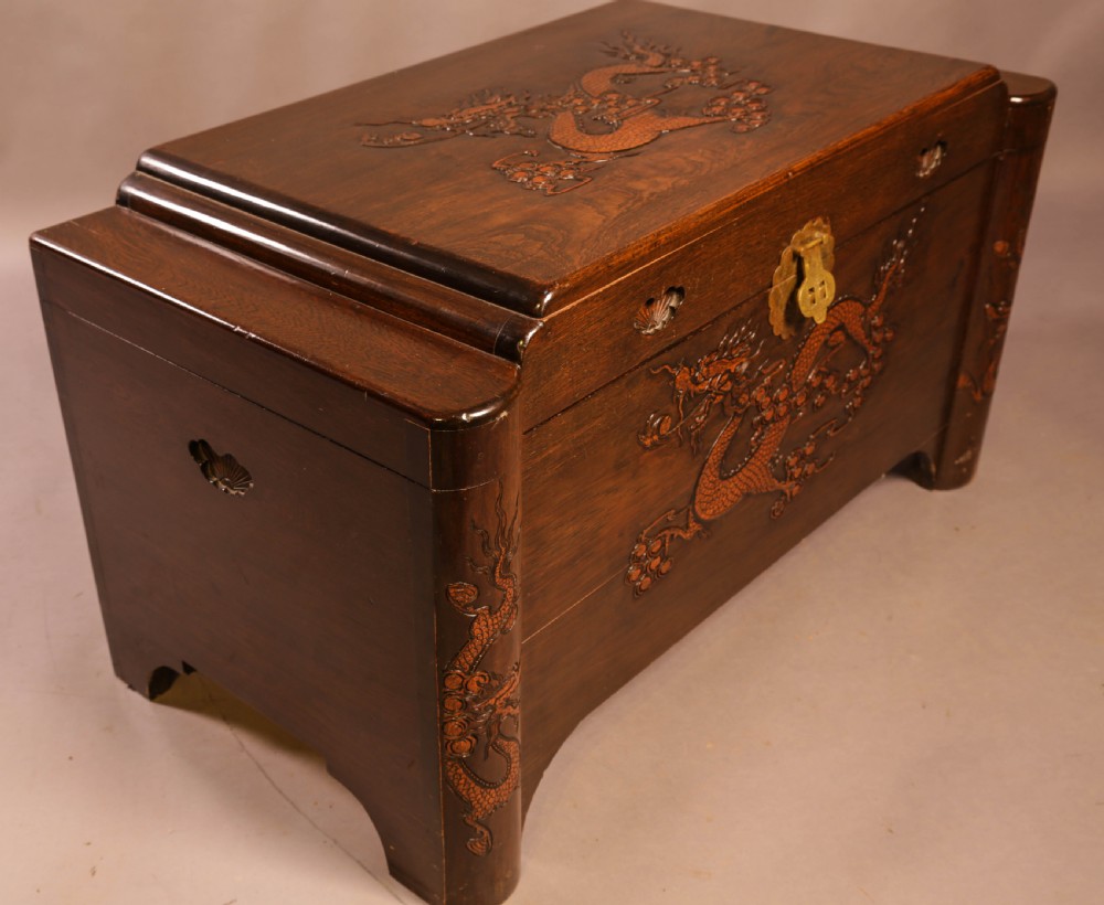 A Japanese Camphor Wood Blanket Box View III