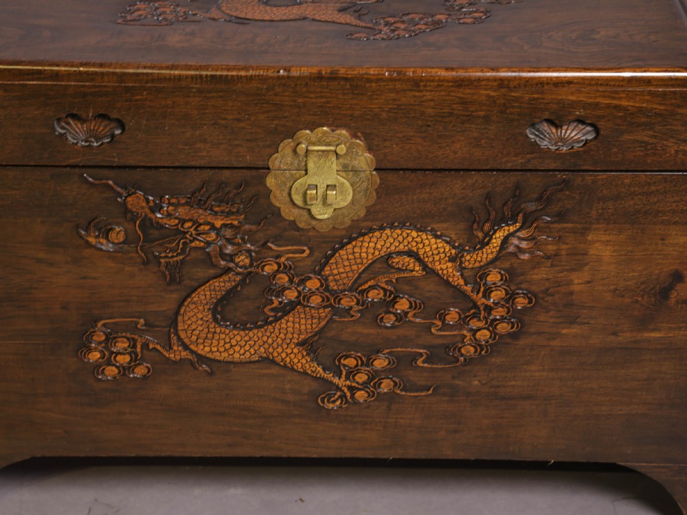 A Japanese Camphor Wood Blanket Box View X