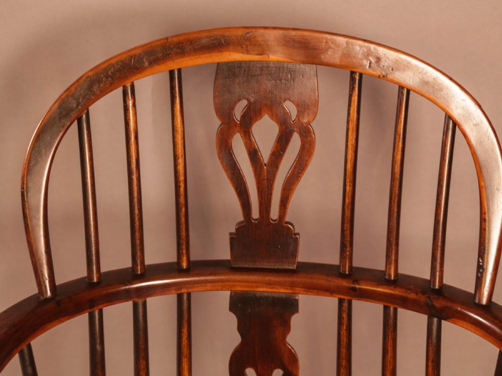 A Yew Wood Low Windsor Chair Rockley Maker View VII