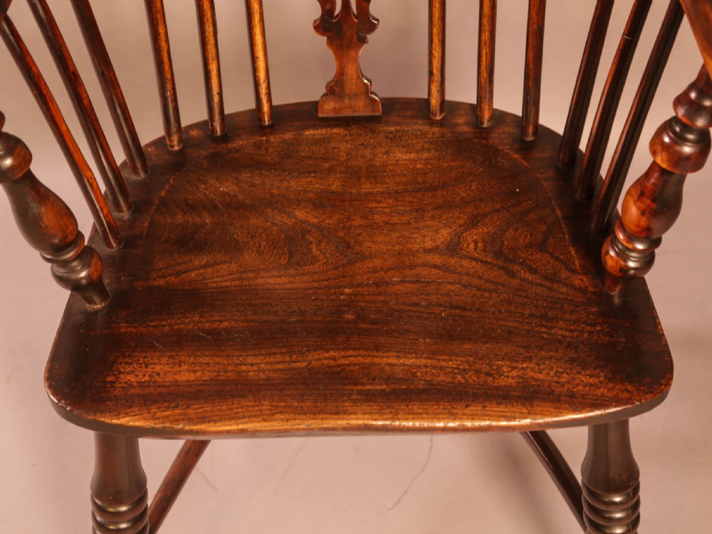A Yew Wood Low Windsor Chair Rockley Maker View VIII
