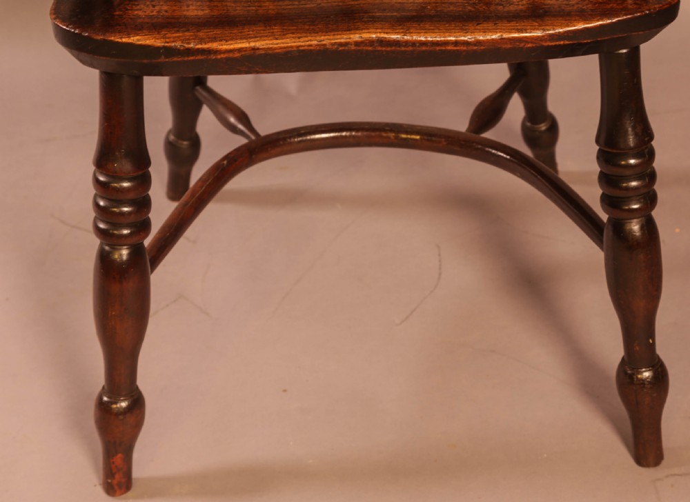 A Yew Wood Low Windsor Chair Rockley Maker View IX
