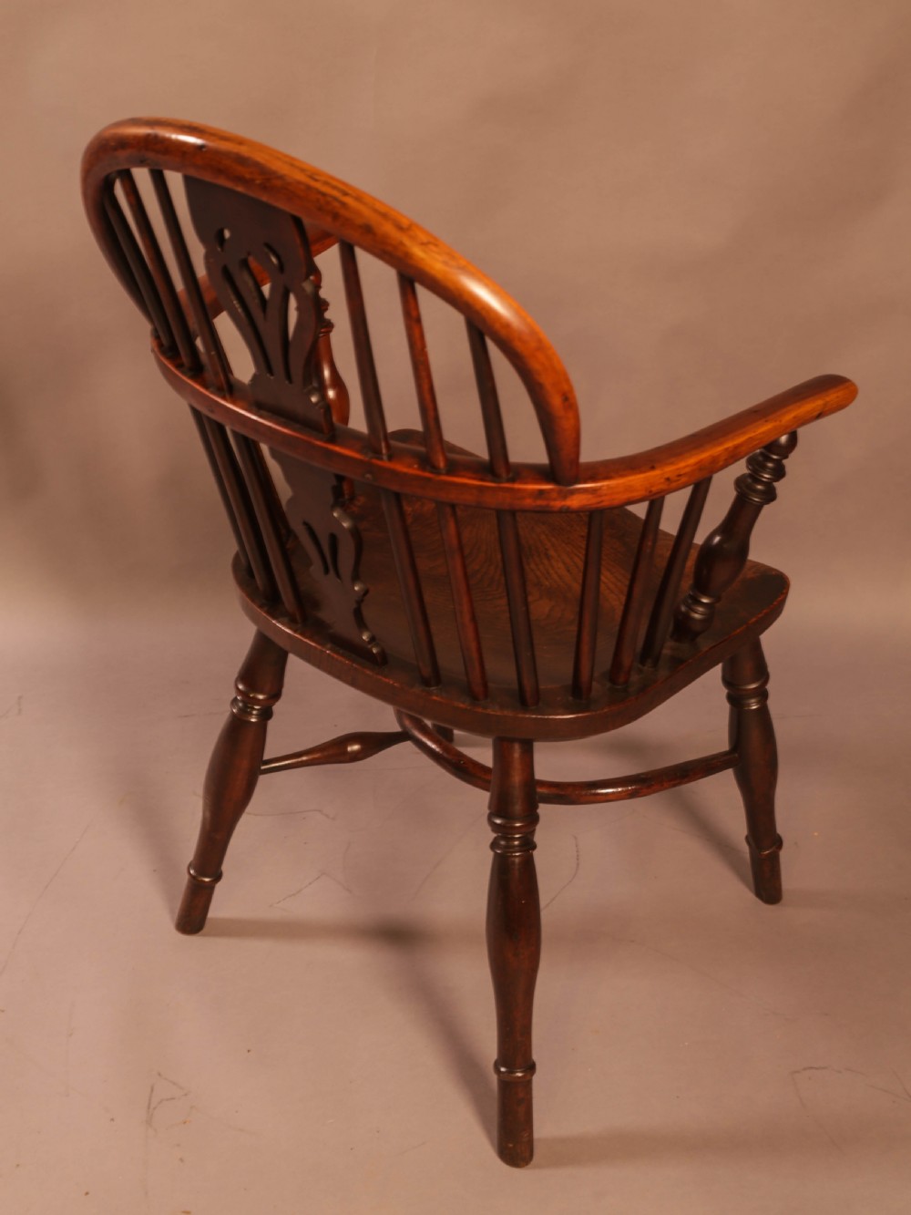 A Good Yew Wood Windsor Chair Rockley Maker View III