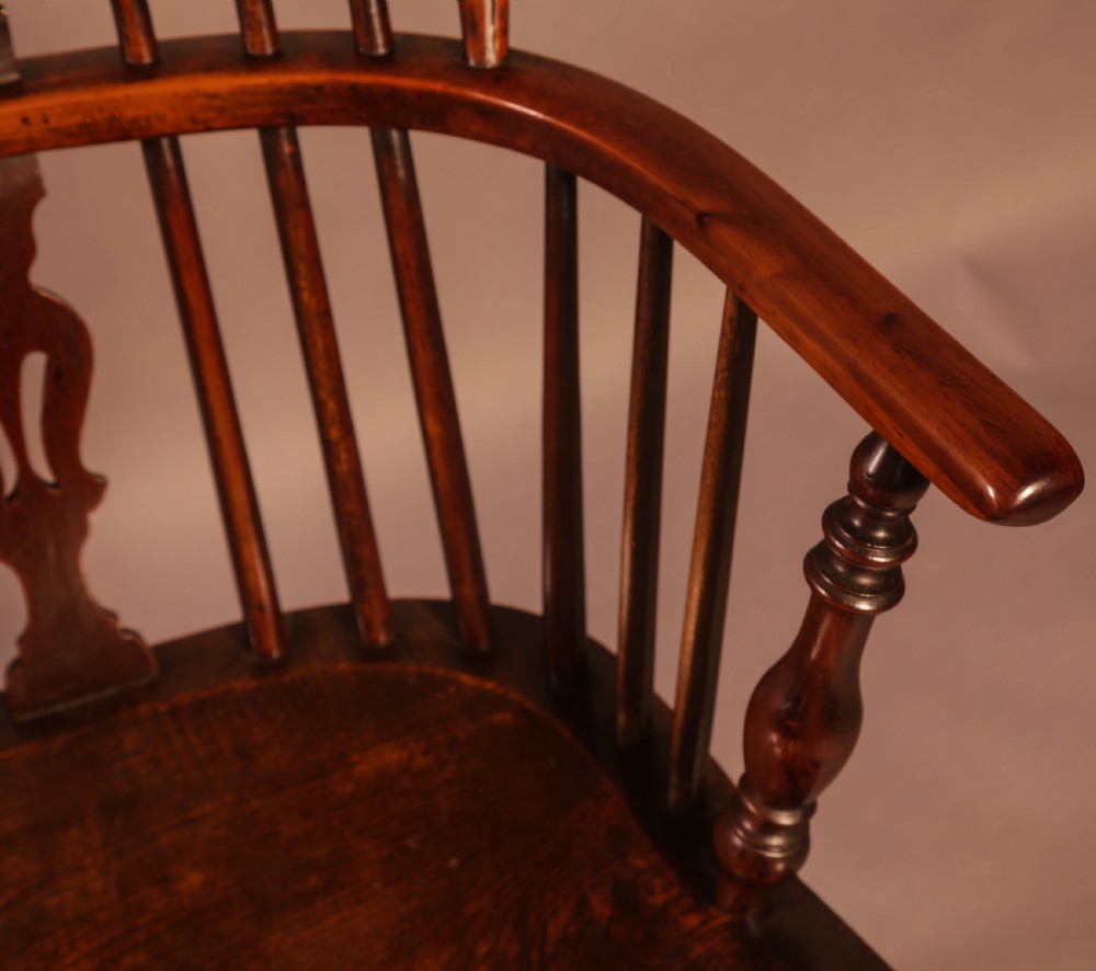 A Good Yew Wood Windsor Chair Rockley Maker View VI