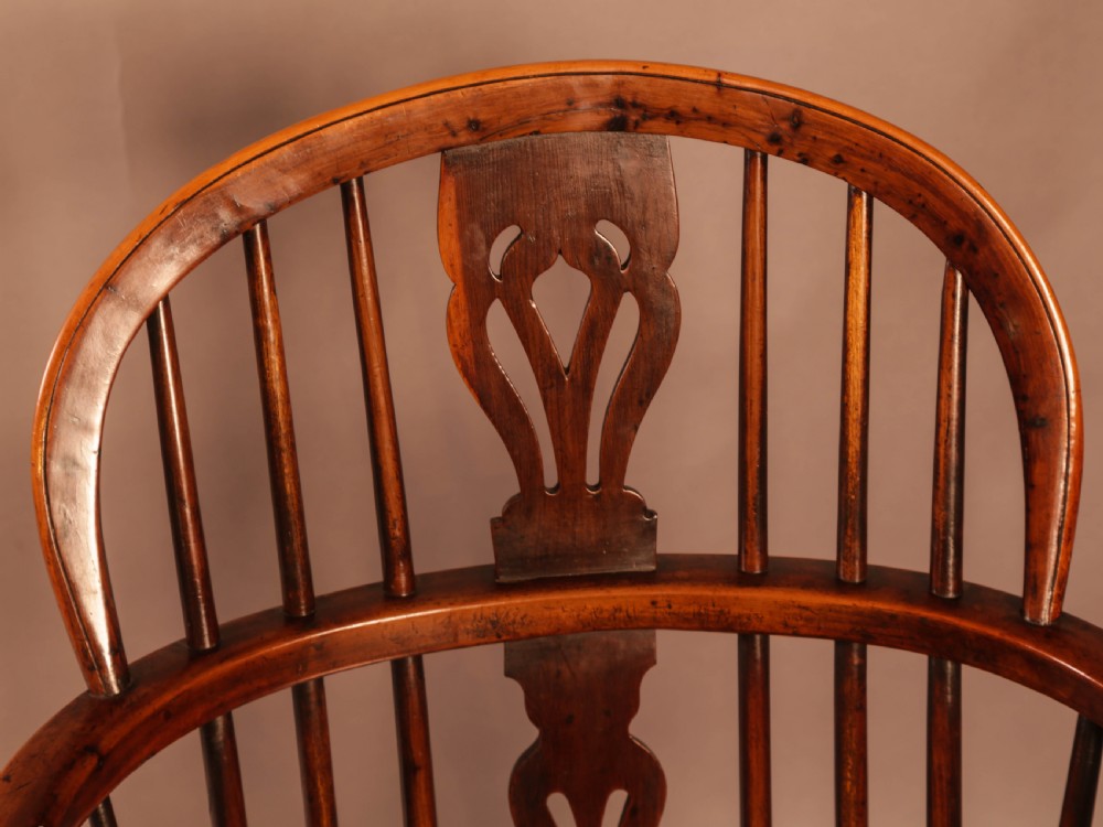 A Good Yew Wood Windsor Chair Rockley Maker View VII