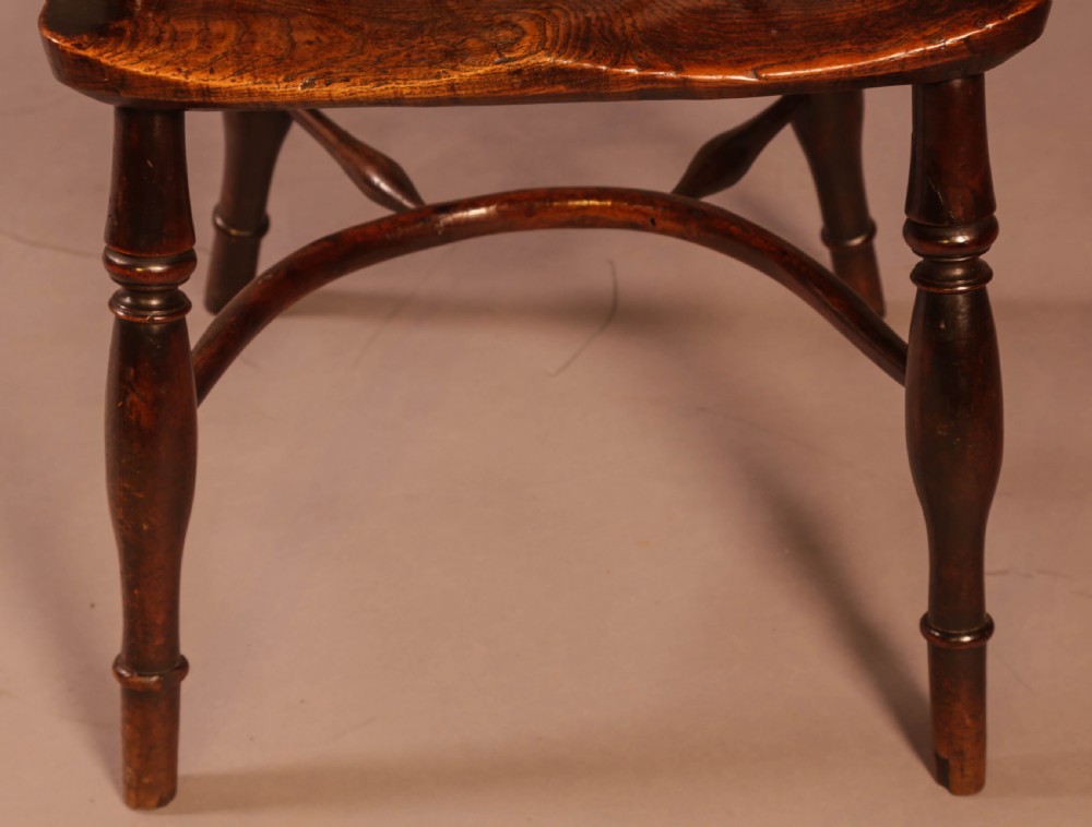 A Good Yew Wood Windsor Chair Rockley Maker View IX