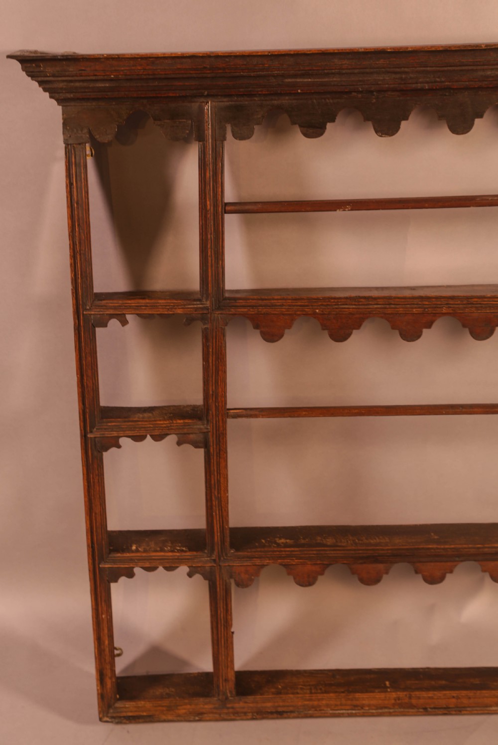 A Georgian Oak Plate Rack View V