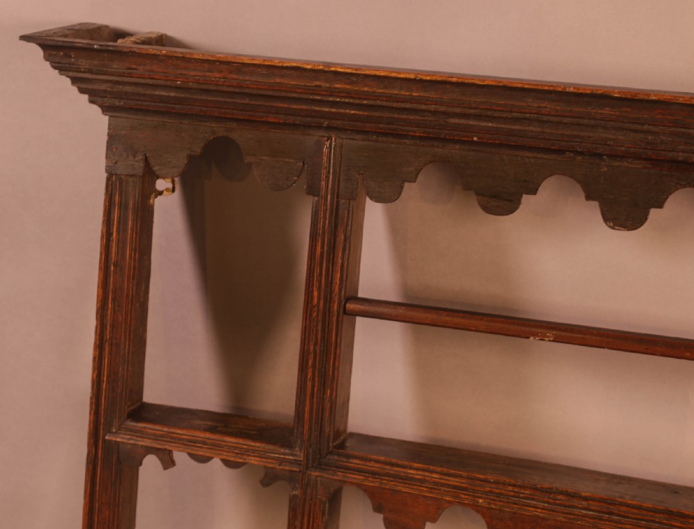 A Georgian Oak Plate Rack View VI