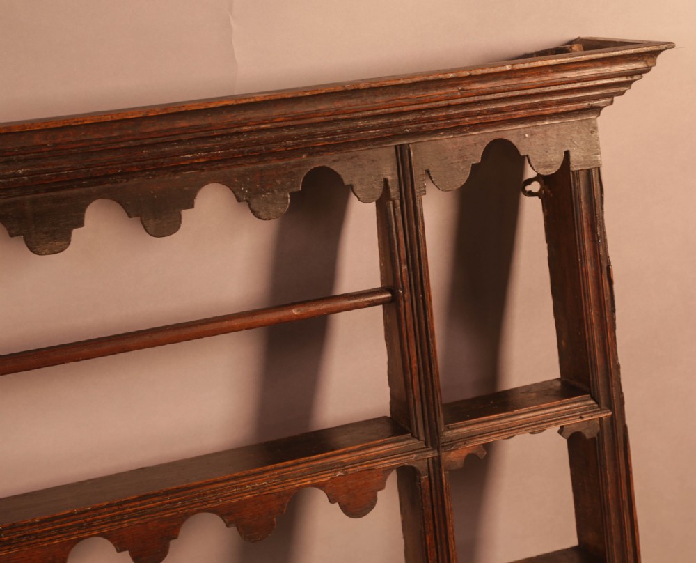 A Georgian Oak Plate Rack View VII