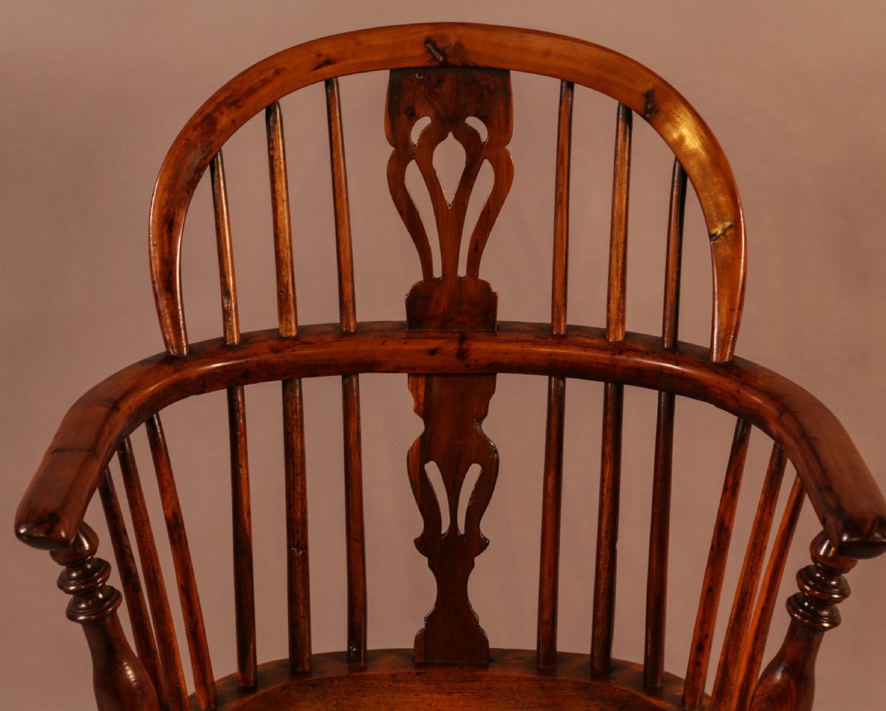 A Yew Wood Low Back Windsor Chair Rockley Maker View VI