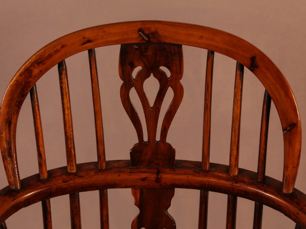 A Yew Wood Low Back Windsor Chair Rockley Maker View VII