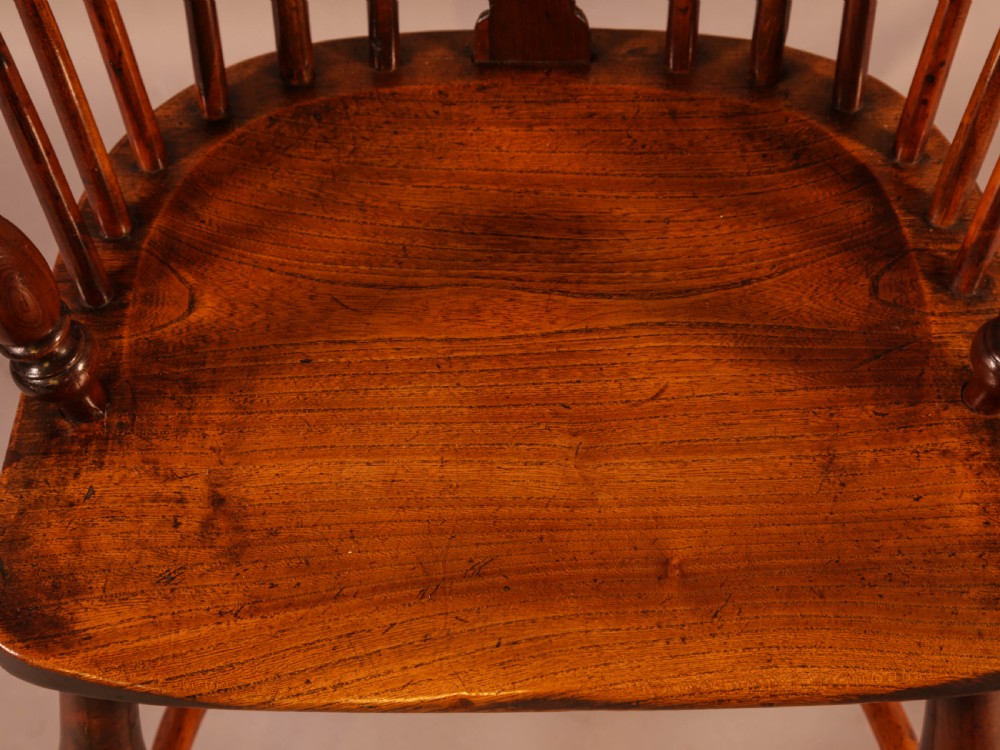 A Yew Wood Low Back Windsor Chair Rockley Maker View X