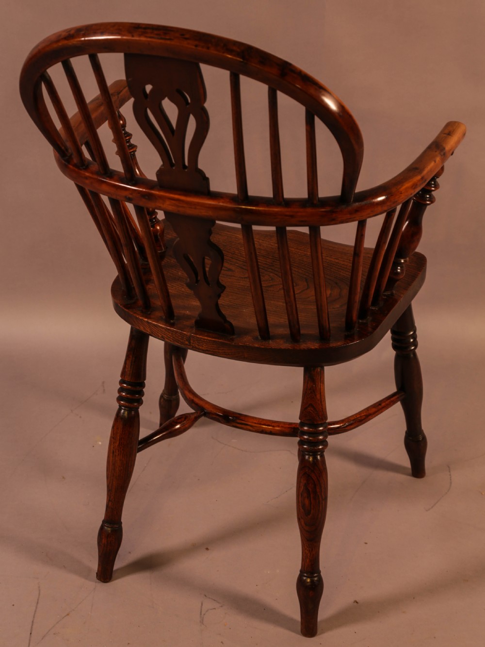 A Yew Wood Windsor Chair Rockley c 1840 View III