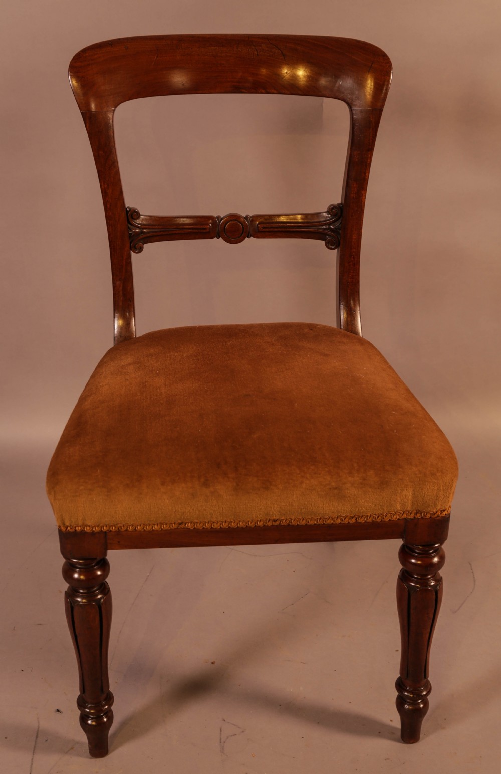 A Set of 8 William IV Dining Chairs  Mahogany View VI