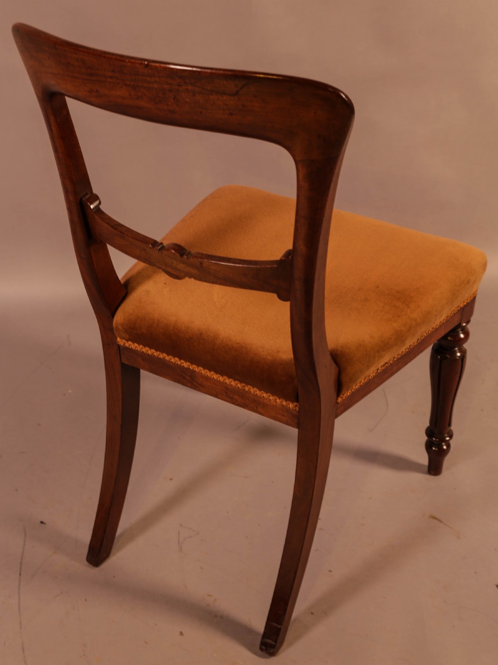 A Set of 8 William IV Dining Chairs  Mahogany View VIII