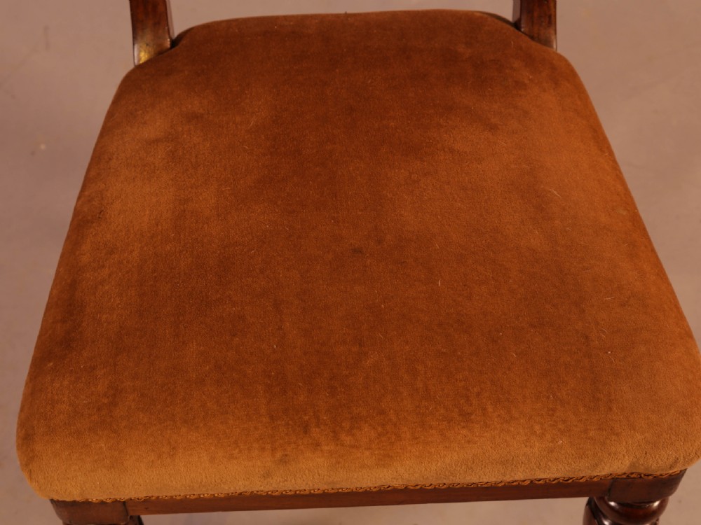 A Set of 8 William IV Dining Chairs  Mahogany View XII