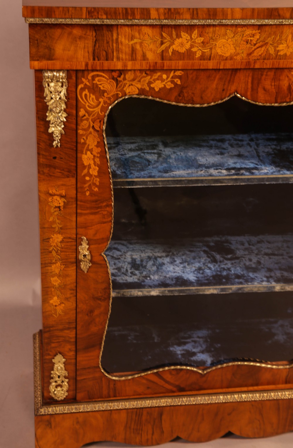 A Victorian Pier Cabinet in Burr Walnut View VI