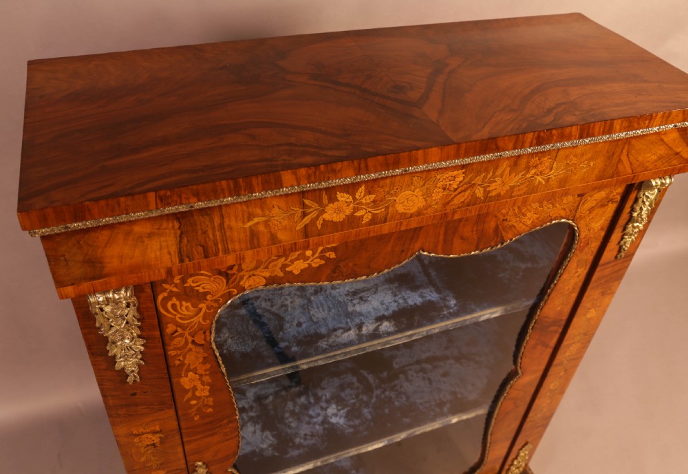 A Victorian Pier Cabinet in Burr Walnut View VII