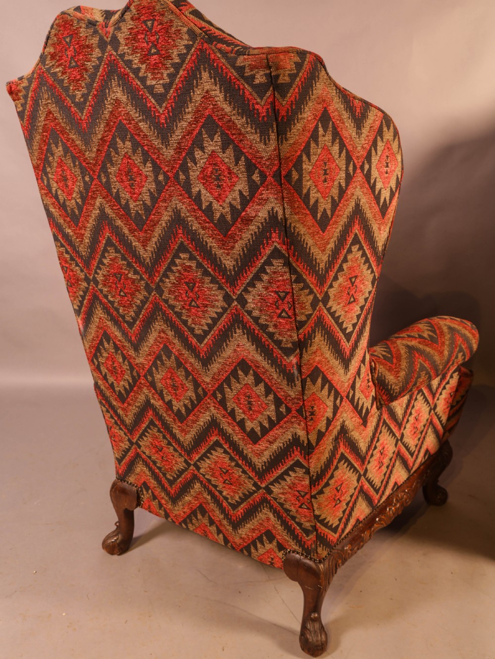 A Very Good Pair of  Wing Armchairs in the style of George II View IX